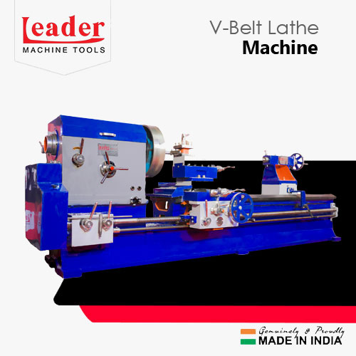 V belt lathe machine
